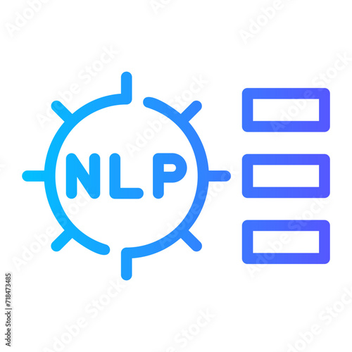 classification gradient icon