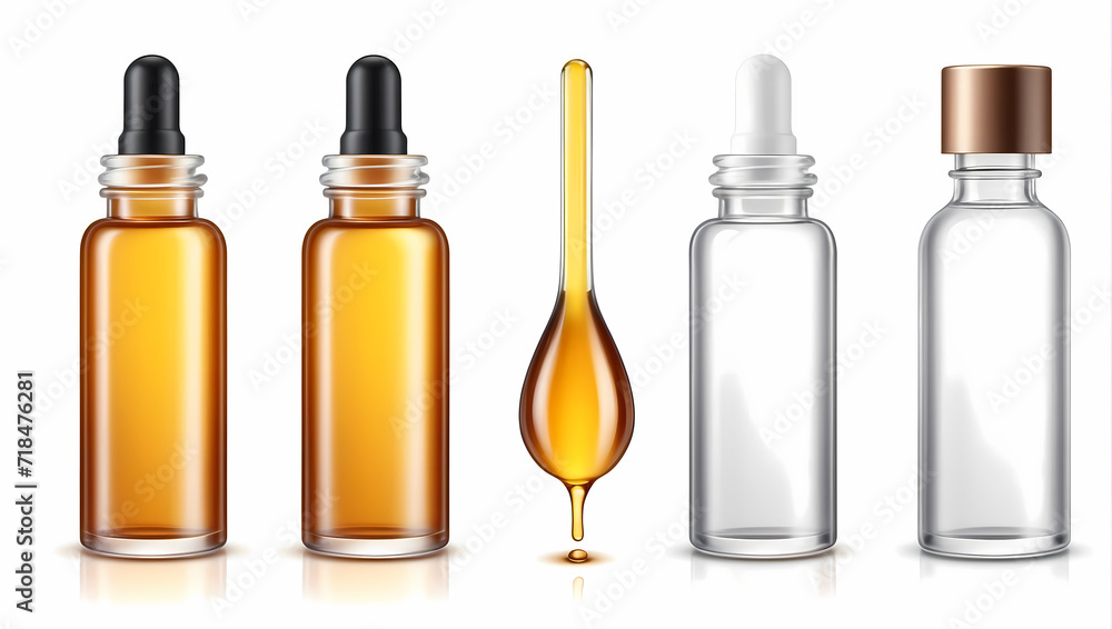3d realistic foam bottles. Mock-up for product package branding. 3d realistic foam bottles. Mock-up for product package branding.