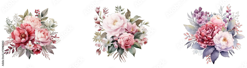 water color floral flower png