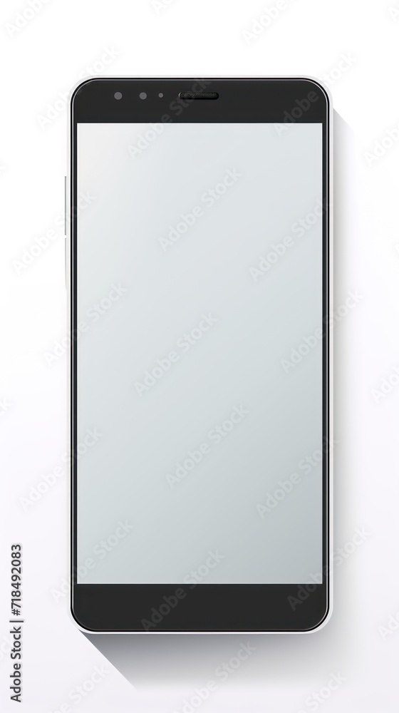 A Smartphone with empty touch screen, new model - stock vector A Smartphone with empty touch screen, new model - stock vector