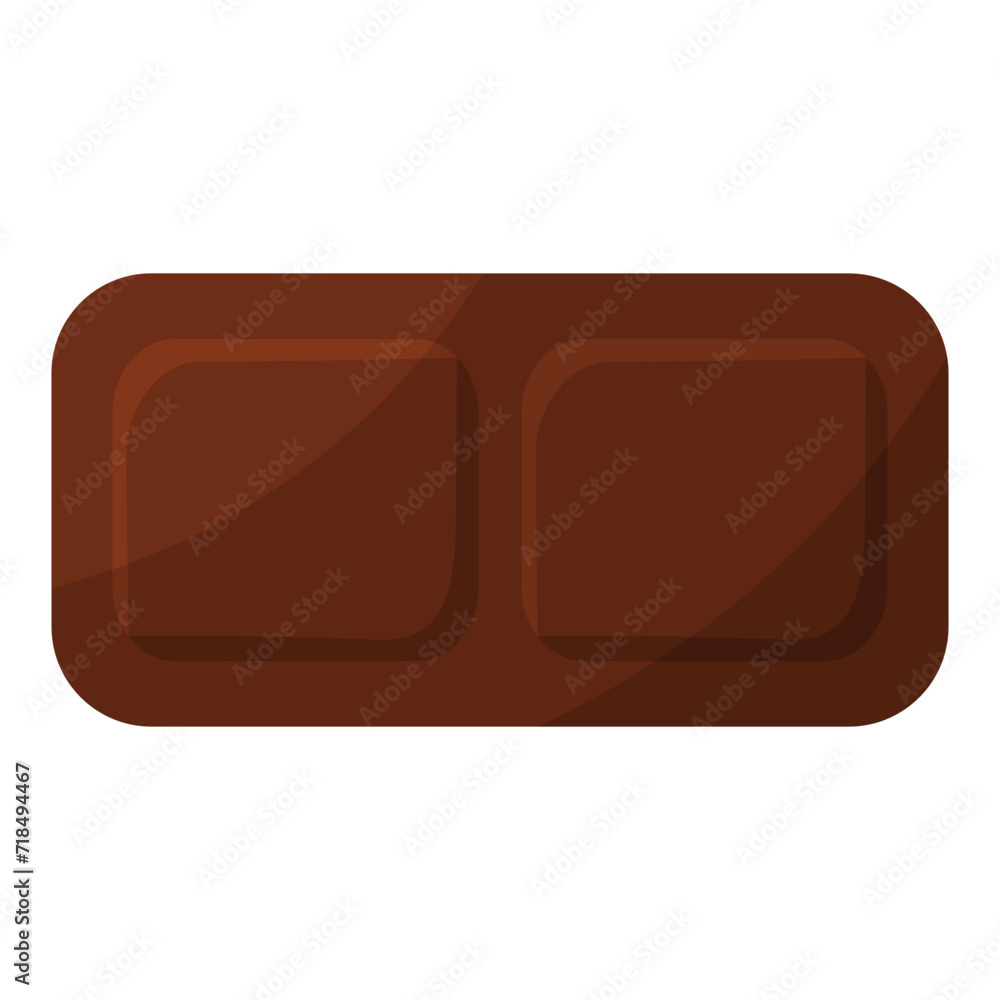 chocolate day piece brown black white sweet food icon element chocolate day piece brown black white sweet food icon element