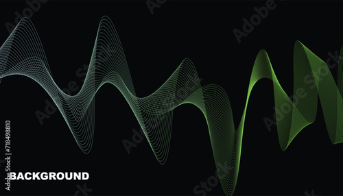 WAVY banner background colorful gradient vector design