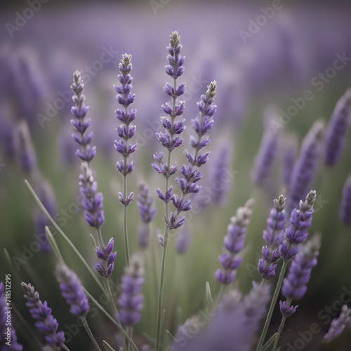 lavender field in region