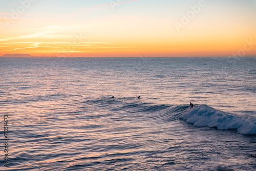 Surfing, Campus Point, UCSB, Early Morning Light, California Surfing Culture