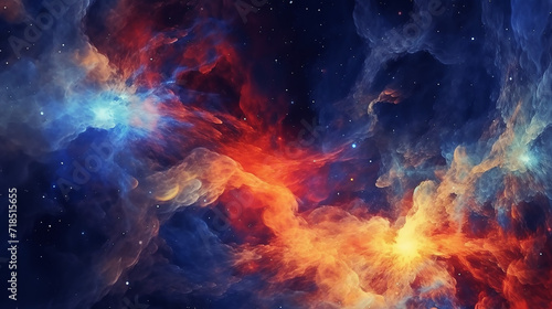 Space and galaxy abstract background. 