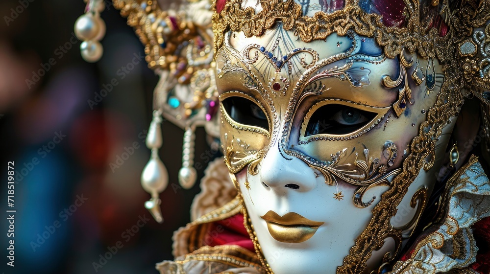 the mysterious Venetian masks