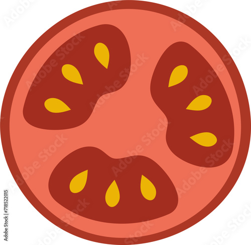 tomato slice clipart