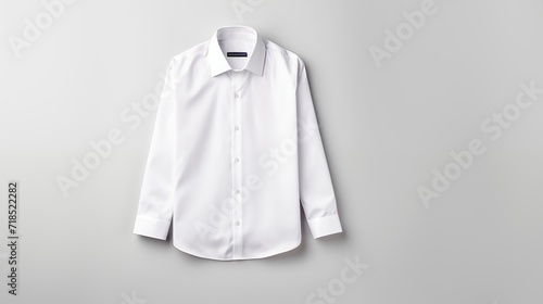 A white shirt lying on a smooth surface.