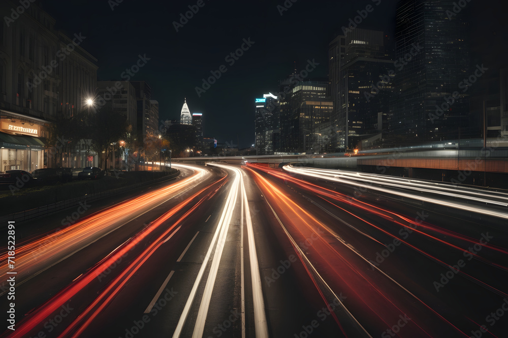 Timelapse Light of Cars