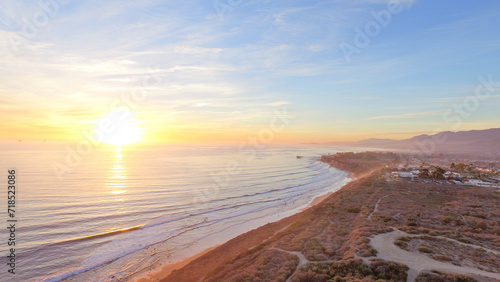 Aerial, Rincon Surf Spot, Southern California, Perfect Waves, Surfing
