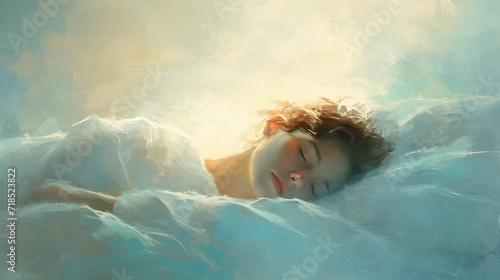 Digital Painting Sleep photo