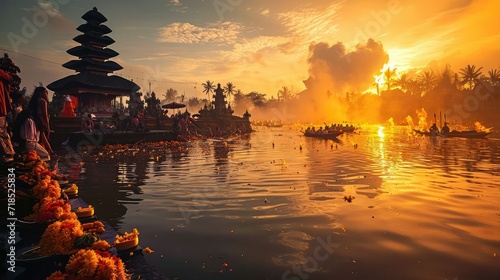 Tranquil Reflection - Capturing the Serenity and Spiritual Essence of Nyepi, Bali's Day of Silence