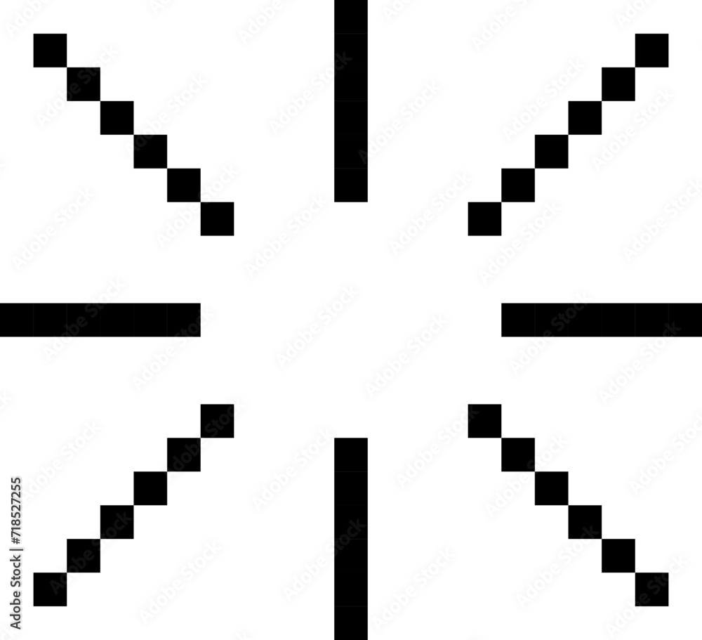 pixel sparkel firework illustraion outline pixel sparkel firework illustraion outline