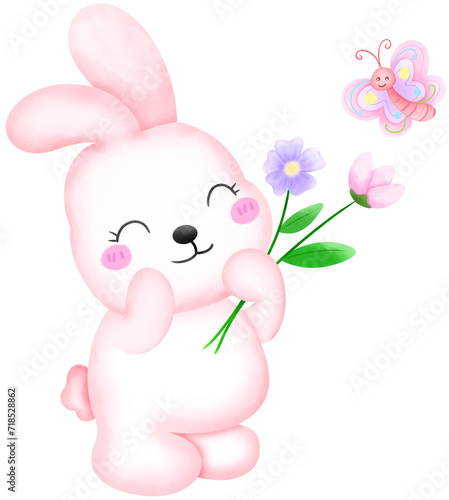 Easter rabbit home High Quality clipart 11 png elements © ชุติมา ถาวร