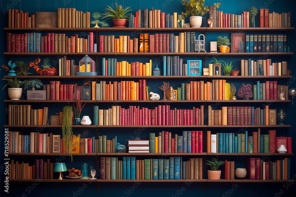 Book Shelves Library Knowledge Reading Room 