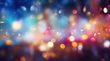 Luxury colorful bokeh background. Abstract lights blur bokeh background. Generative Ai