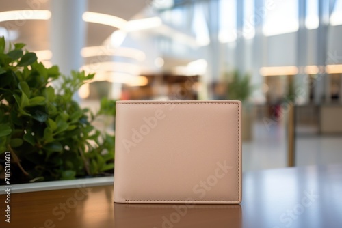 Modern Wallet on a Cafe Table © Evon J