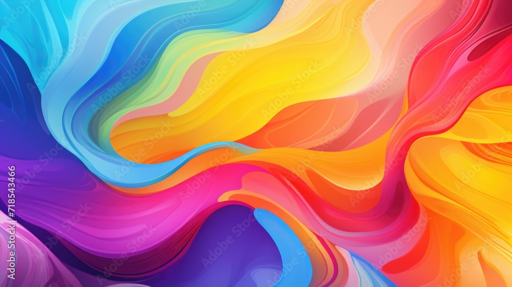 Vibrant Abstract Color Waves Background Vibrant Abstract Color Waves Background