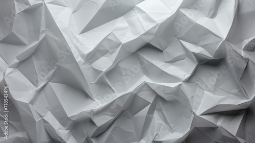 White Crumpled Paper Texture © Evon J
