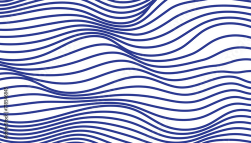 Blue wave background, A mesmerizing vector illustration featuring abstract waves, water-inspired curves, and vibrant shades, perfect for banners, business cards, and artistic templates. Japanese style