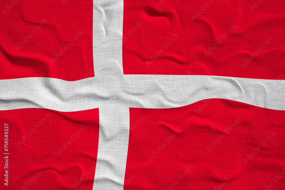 Fototapeta premium National flag of Denmark Background for editors and designers. National holiday