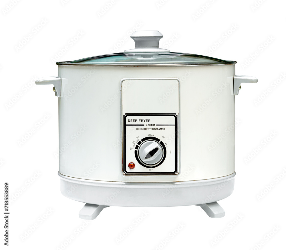 deep fryer machine isolated deep fryer machine isolated