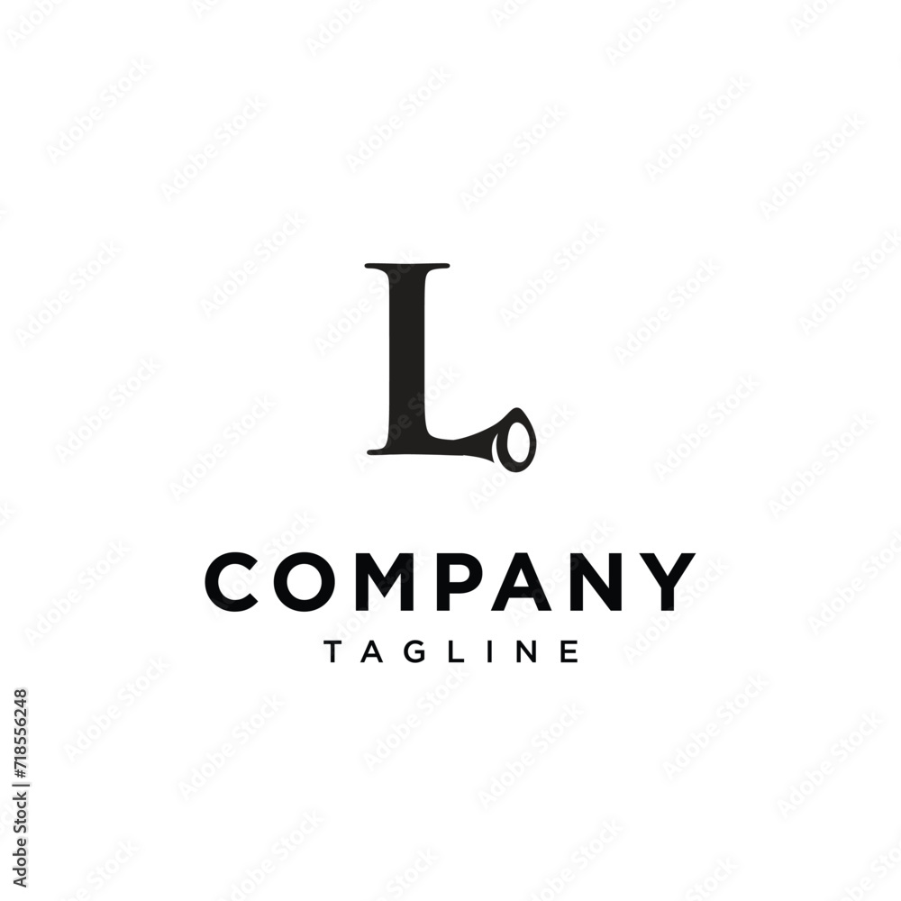 Letter L Trumpet logo icon vector Template Letter L Trumpet logo icon vector Template
