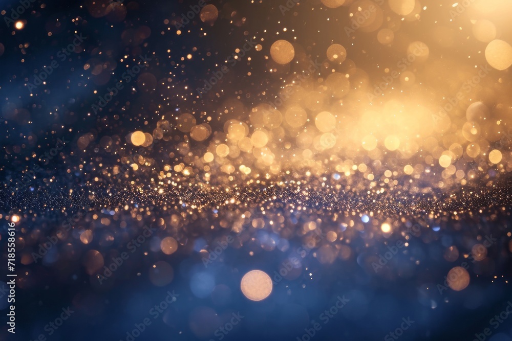 abstract representation of bokeh lights against a dark background abstract representation of bokeh lights against a dark background