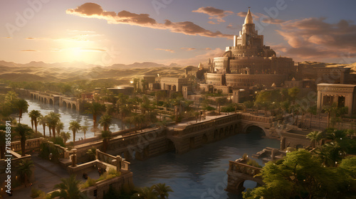 The great city of Babylon photo