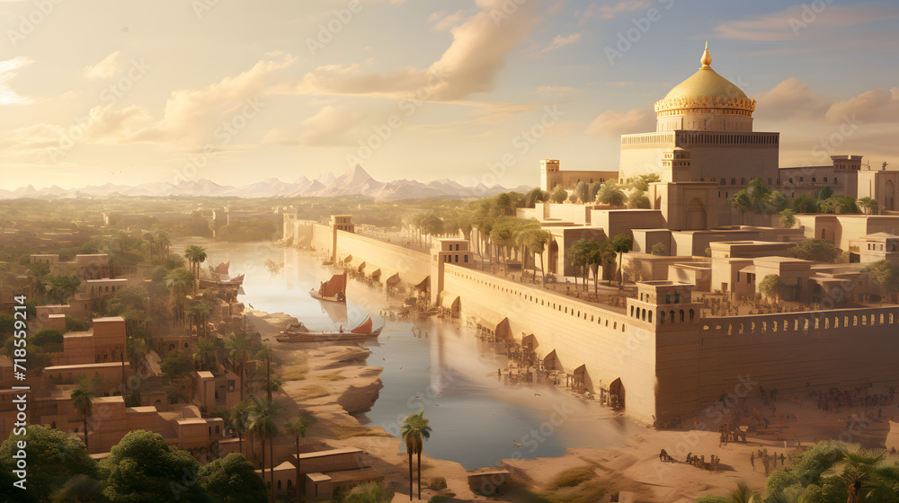 The great city of Babylon