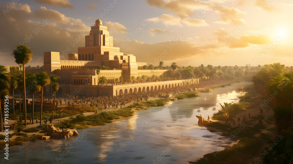 The great city of Babylon