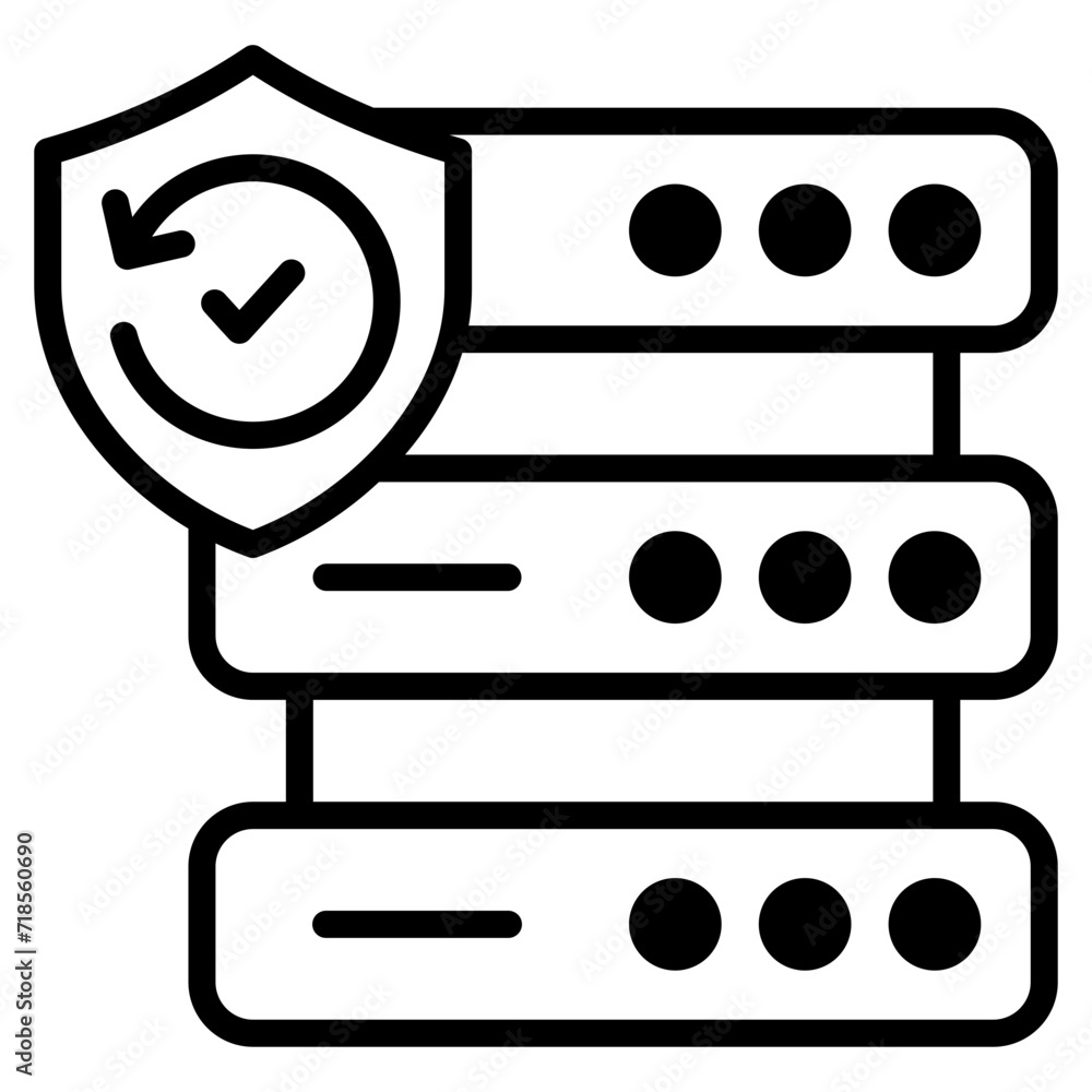 Data Backup Icon Element For Design Data Backup Icon Element For Design