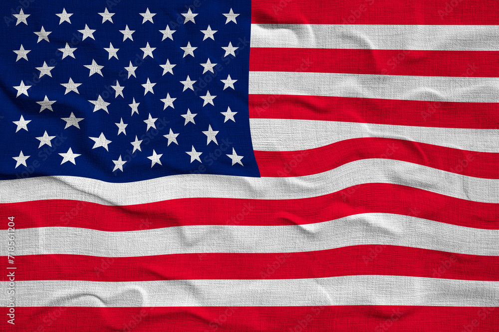 Fototapeta premium National flag of United States of America. USA. Background with flag of United States of America. USA.