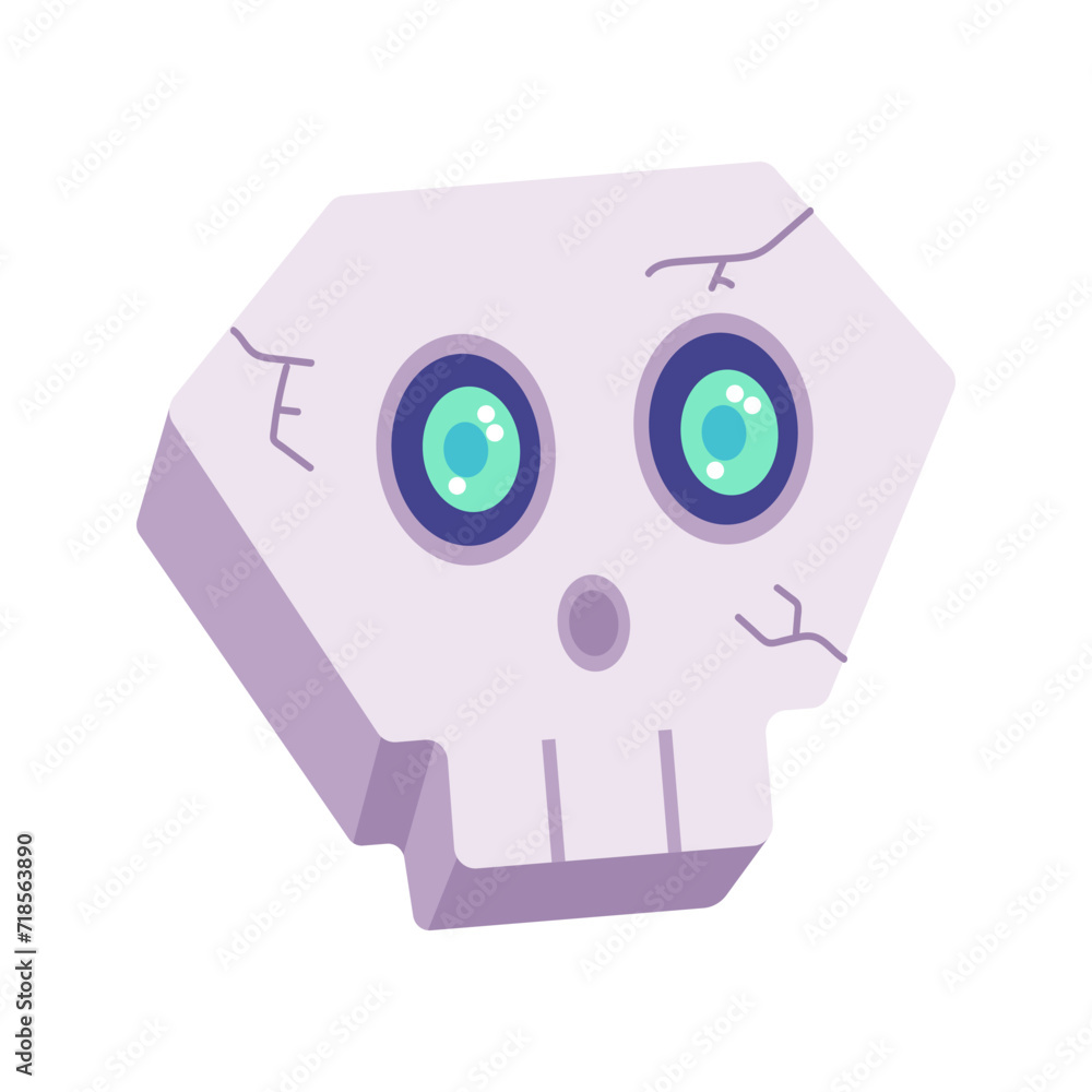 skull tombstone icon vector illustration skull tombstone icon vector illustration