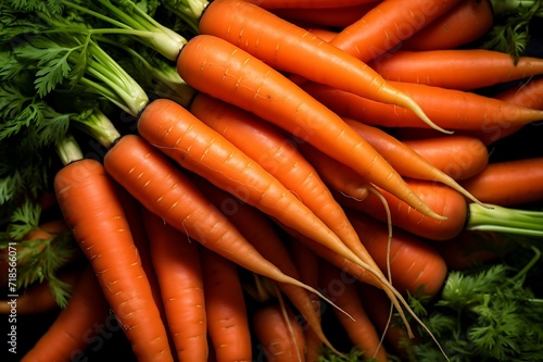 Fresh carrotss as background. Fresh carrots.