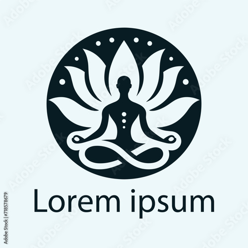 A yoga medical logo design for brand