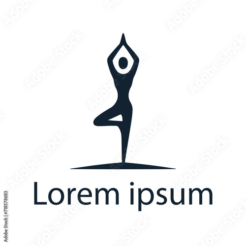 A yoga medical logo design for brand