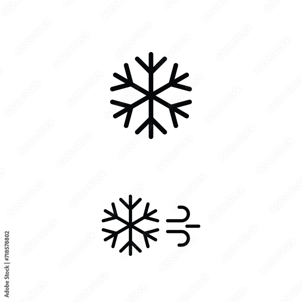 Snow icon vector. snowflake icon vector Snow icon vector. snowflake icon vector