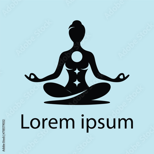 A yoga medical logo design for brand