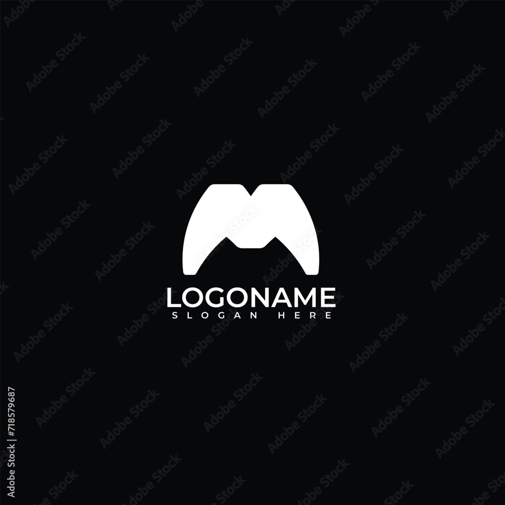 Letter M modern logo vector flat icon design template elements Letter M modern logo vector flat icon design template elements
