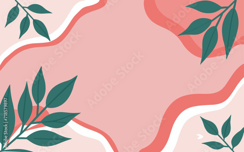 Abstract floral background poster. Good for fashion fabrics, postcards, email header, wallpaper, banner, events, covers, advertising, and more. Valentine's day, women's day, mother's day background.