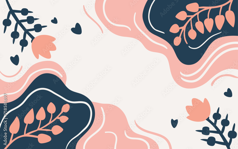 Abstract tulip background poster. Good for fashion fabrics, postcards, email header, wallpaper, banner, events, covers, advertising, and more. Valentine's day, women's day, mother's day background. Abstract tulip background poster. Good for fashion fabrics, postcards, email header, wallpaper, banner, events, covers, advertising, and more. Valentine's day, women's day, mother's day background.