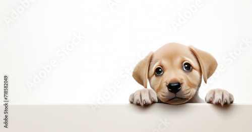 golden retriever puppy looking at camera