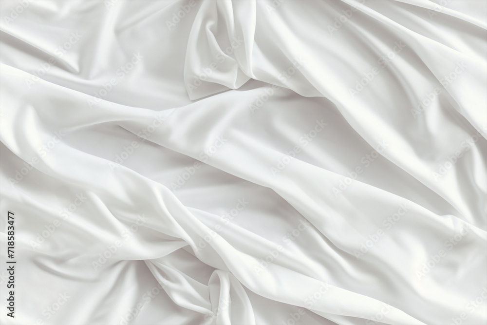 Obraz premium white bed sheets background wall texture pattern seamless wallpaper