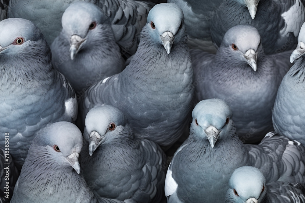 Fototapeta premium pigeons background wall texture pattern seamless wallpaper