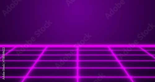 
Infinite grid moving glitch clip till the horizon in 4K. Games starting intro electrified fied vapur style synthwave running neon grid background. Techno style with punk colors video games bg.

 photo