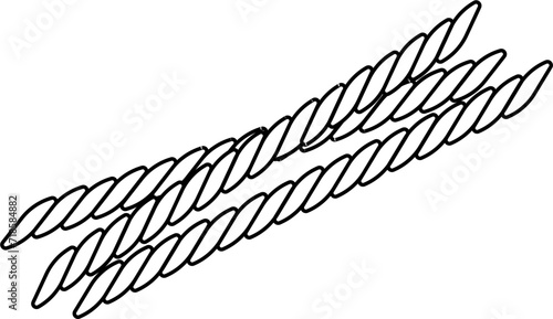 Licorice outline illustration vector