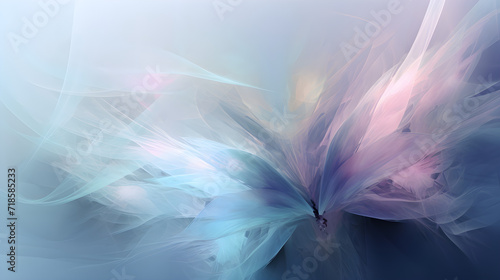 abstract blue purple magical fantasy background transformation butterfly wings