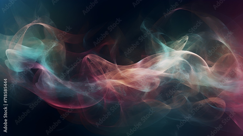 Fototapeta premium dark abstract background with energy flow