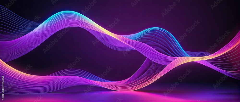 Abstract light wave Background ,aesthetic, colorful background with abstract shape glowing in ultraviolet spectrum, curvy neon lines, Futuristic Abstract light wave Background ,aesthetic, colorful background with abstract shape glowing in ultraviolet spectrum, curvy neon lines, Futuristic